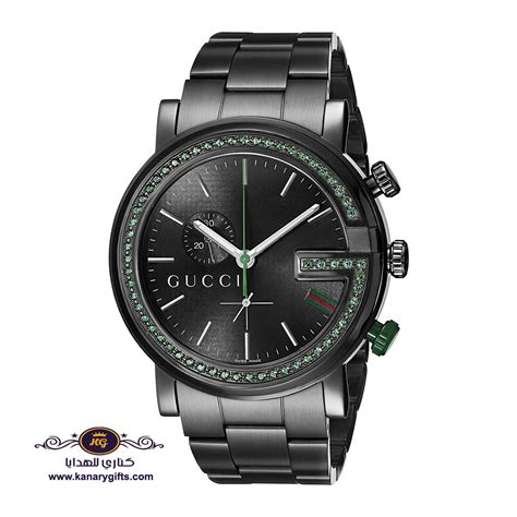 Gucci Watch Gucci Mens Gg2570 Black Dial Stainless Quartz Watch