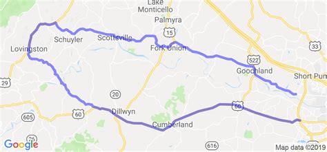 60 To 6 Loop From Richmond Va Route Ref 35900 Motorcycle Roads