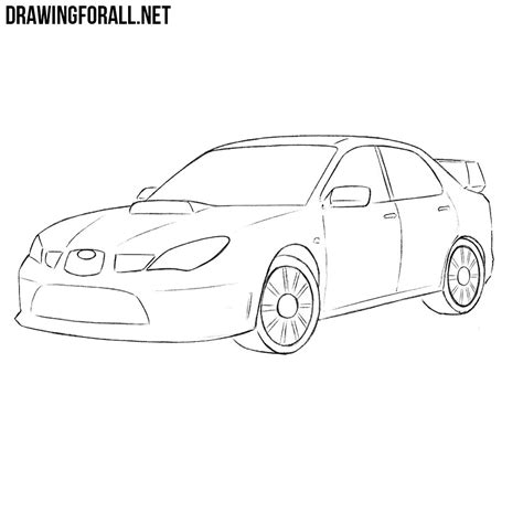Subaru Impreza Wrx Wagon Coloring Page Coloring Pages