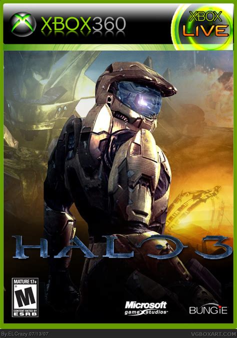 Halo 3 Xbox 360 Box Art Cover By Elcrazy