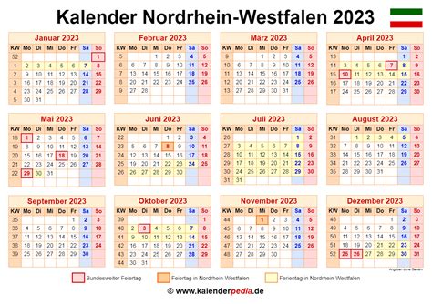 Kalender 2023 Ferien Nrw Pdf Kostenlos Get Calendar 2023 Update