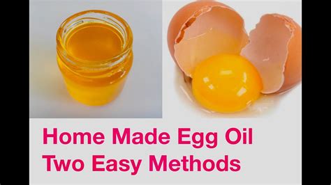 How To Make Egg Oil Two Methods Youtube