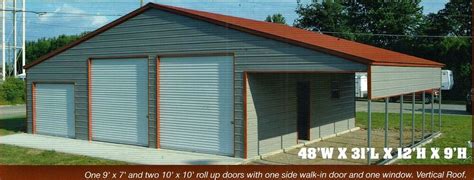 Added value will depend on where your carport is located on the property, materials used, and the demand for a carport in the area of your home. 48x31 Metal Carport, Garage, All Steel Storage Building ...