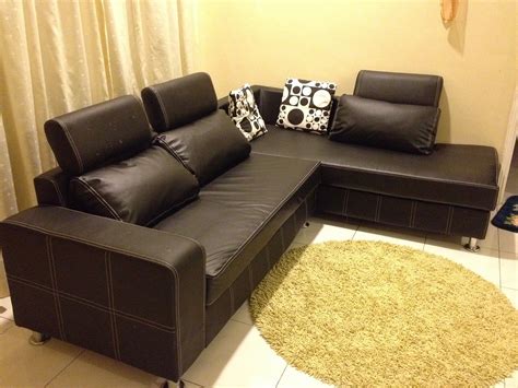 Leather chairs are a fast track option to an upgraded space. E-Used Item For sale: Used L Shape leather sofa for sale ...
