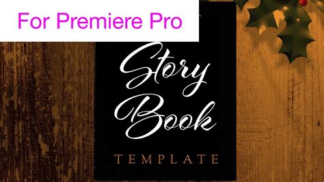 Storybook Opening And Closing Transitions Motion Graphics Template