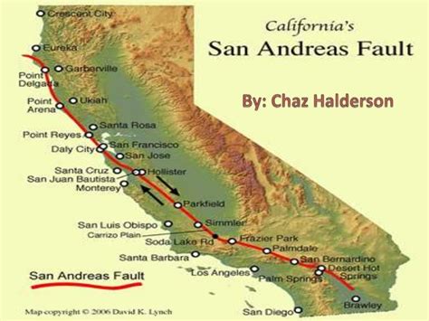 San Andres Fault Line