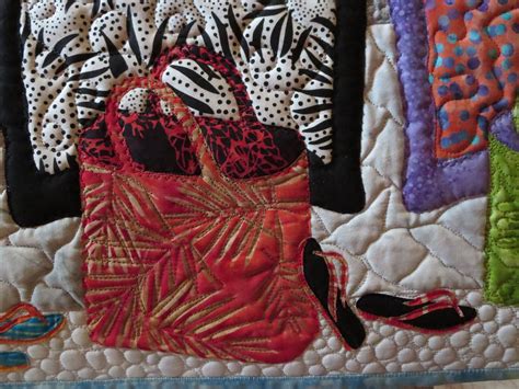 beach bums pdf quilt pattern instant download 33 x 43 inche wall hanging raw edge applique