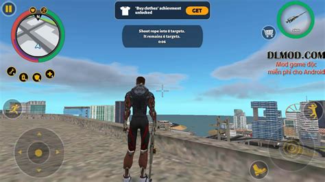 Rope Hero 3 Mod Tiền Money Game Siêu Nhân Dây Cho Android