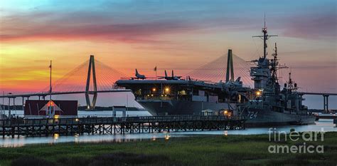 Uss Yorktown Cv 10 In Charleston South Carolina Photograph By Dale