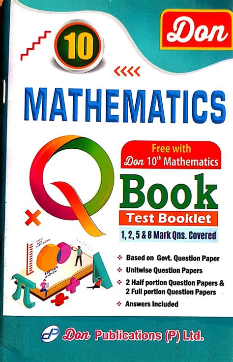 Routemybook Buy 10th Don Mathematics Guide Based On The New Syllabus 2023 2024 By Dr Sa