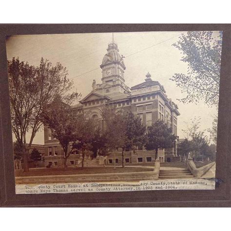 Courthouse Independence Kansas Montgomery County 1905 Albumen