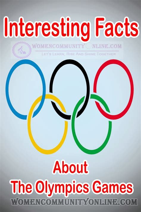 Interesting Facts About The Olympics Artofit