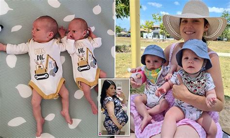 mother conceives twins days apart after falling pregnant twice in one week daily mail online