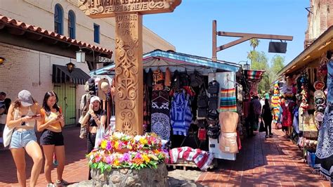 Walking Tour Of Olvera Street In Downtown Los Angeles Youtube