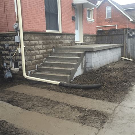 Concrete Porch Construction Foundations First Southern Ontario