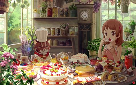 28 Cute Anime Food Wallpaper Anime Top Wallpaper