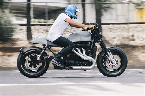 Moto trike launches triumph rocket iii trike. Wenley's Triumph Rocket III Cafe Racer | Throttle Roll
