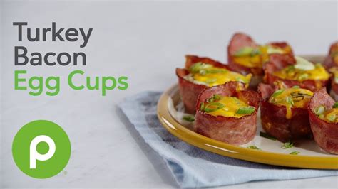 Turkey Bacon Egg Cups A Publix Aprons Recipe Youtube