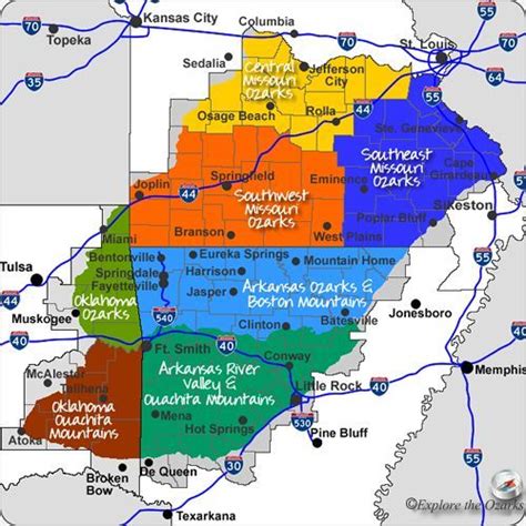 Maps Maps And Extra Maps Of The Ozarks And Ouachita Mountains Discover