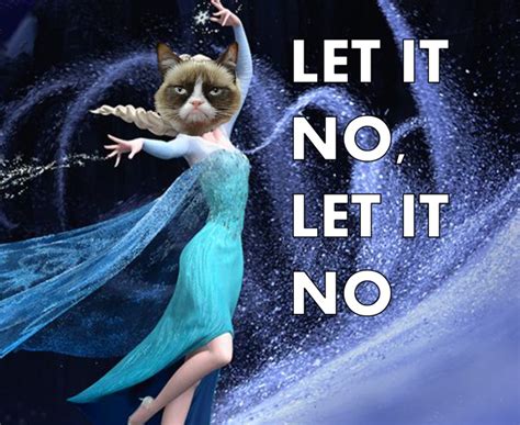 Frozen Grumpy Cat Meme By Twelve Feathers On Deviantart Funny Grumpy