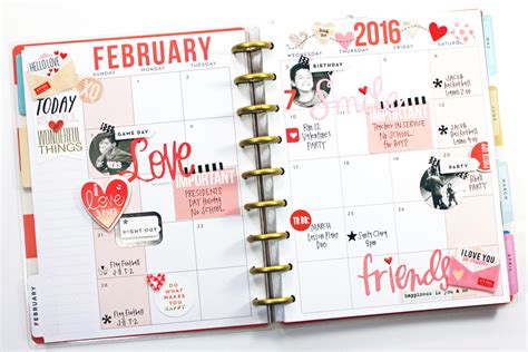 The Happy Planner™ February Monthly — Me And My Big Ideas