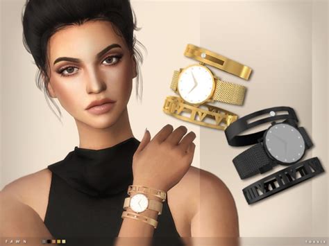 Fawn Watch And Bangles By Toksik At Tsr Sims 4 Updates