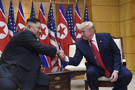 Consider, too, the korean language. President Donald Trump visits DMZ for meeting with North ...