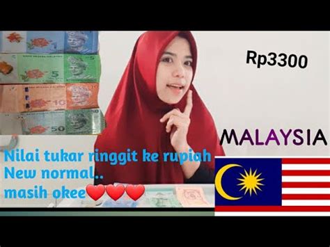 Untuk lindung nilai mata uang, cadangan disimpan dalam jumlah total 5,83 miliar dolar. NILAI TUKAR RINGGIT MALAYSIA KE RUPIAH 2020 - YouTube