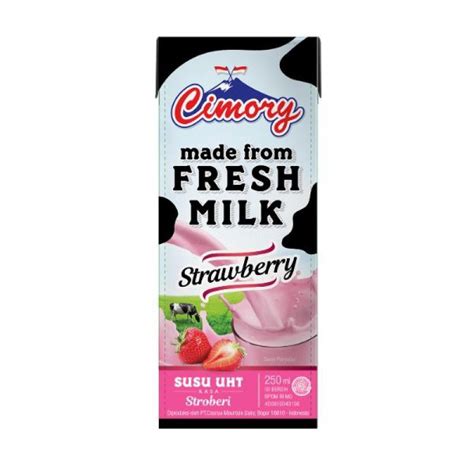 Cimory Yogurt Drink Uht Ml Strawberry Minuman Susu Uht Yogurt