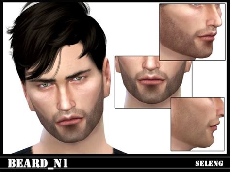The Sims Resource Beard N1 By Seleng • Sims 4 Downloads