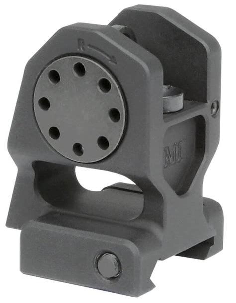 Midwest Industries Micffs Combat Fixed Front Sight Black Hardcoat