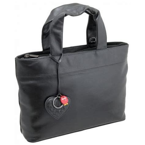 Yoshi Hampton Metallic Medium Size Grab Bag Leather Handbag