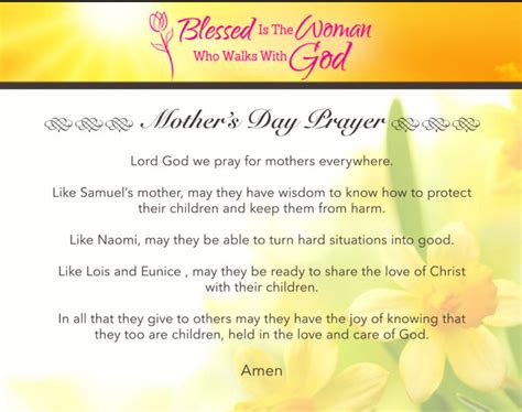 Prayer For Our Mothers Casa Franciscana Outreach