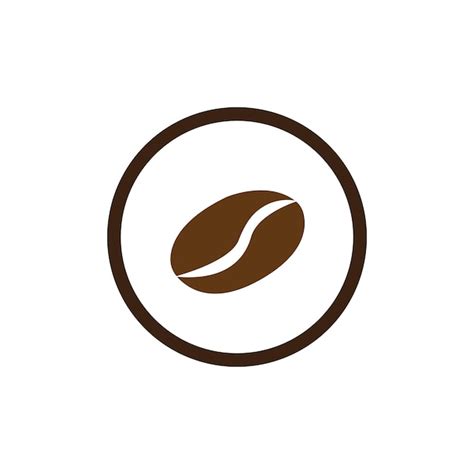 Premium Vector Coffee Beans Icon Logo Vector Design Template