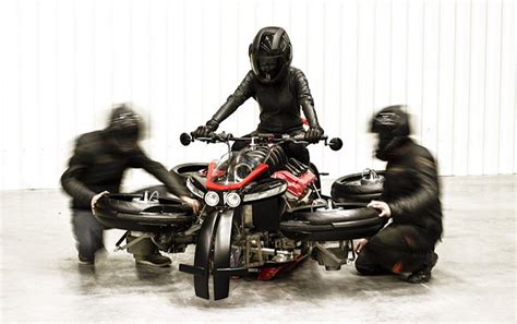 This 500000 Motorcycle Transforms Into A Flying Quadcopter In Just 60