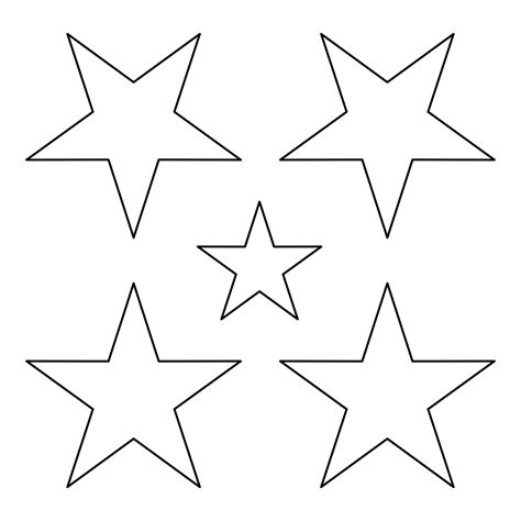 10 Best Printable Cut Out Star Shape