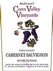 Anderson S Conn Valley Vineyards Cabernet Sauvignon Napa Valley Ml The Wine House