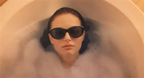 Natalie Portman Takes The Plunge In Sexy Black Dress And Strips Off To Soak In Bathtub For