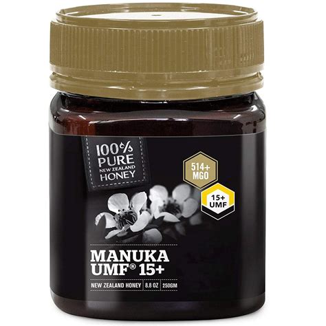 100 Pure New Zealand Manuka Honey Certified UMF 15 MGO 514 Raw