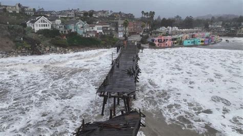 California Governor Tours Storm Ravaged Santa Cruz County