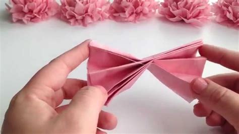 Diy Tissue Paper Flower Tutorial Doovi