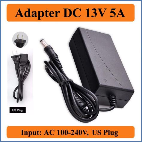 13v 5a Us Plug Ac Dc Adapter Ac 100v 240v Switching Power Supply