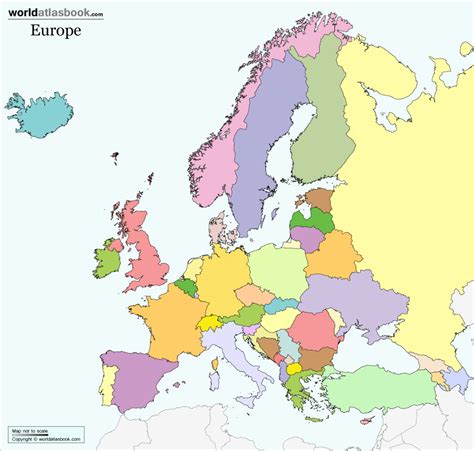 Map Of Europe Without Names Topographic Map Of Usa With States