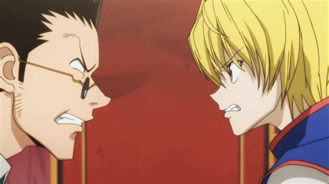 Kurapika has a somewhat feminine appearance with medium blonde hair and normally brown eyes2. Kurapika and Leorio ~Hunter X Hunter | Hunter x hunter ...