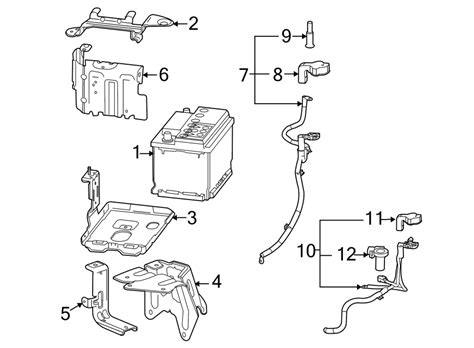 How to check or change a faulty or blown electrical fuse or relay in a first generation 2010 to 2016 gmc terrain with photo illustrated steps. GMC Terrain Battery Cable - 20954579 | GM Parts Wholesale ...