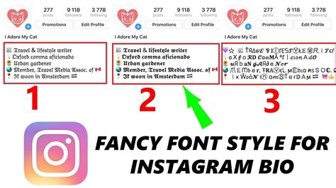 How To Type Different Font In Instagram Bio