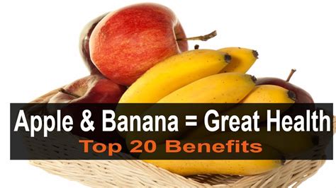 Health Benefits Of Eating Bananas And Apple Keeps Heart Healthy Youtube