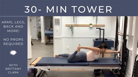 30 Minutes Full Body Pilates Tower Workout All Levels Youtube