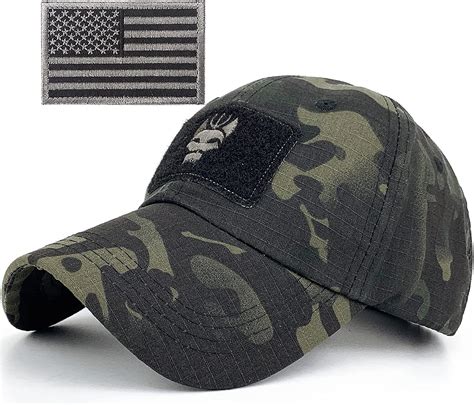 Buy Redsharks Snake Camouflage Camo Baseball Cap With American Flag Usa