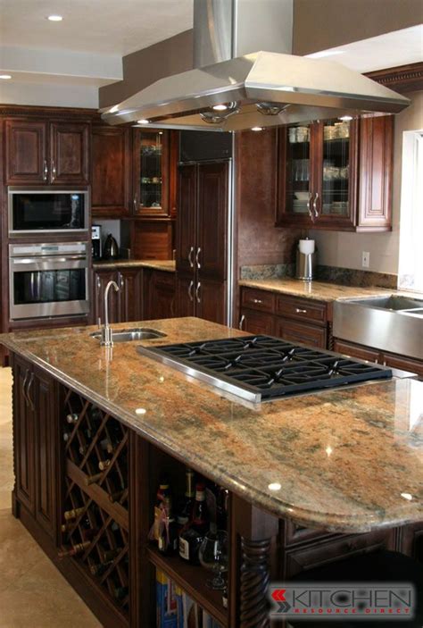 This island has a beautiful gray granite on top, and you can choose from a variety of popular finishes for the base. Kitchen Island Ideas With Stove Top - WoodWorking Projects ...